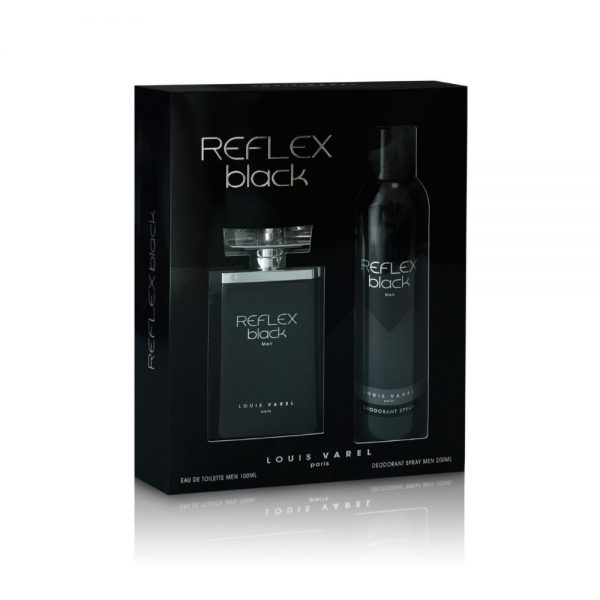 (PLU00562) Louis Varel, Set Reflex Black Men - Apă de Parfum 100ml + Deodorant Spray 200ml