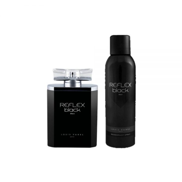 (PLU00562) Louis Varel, Set Reflex Black Men - Apă de Parfum 100ml + Deodorant Spray 200ml