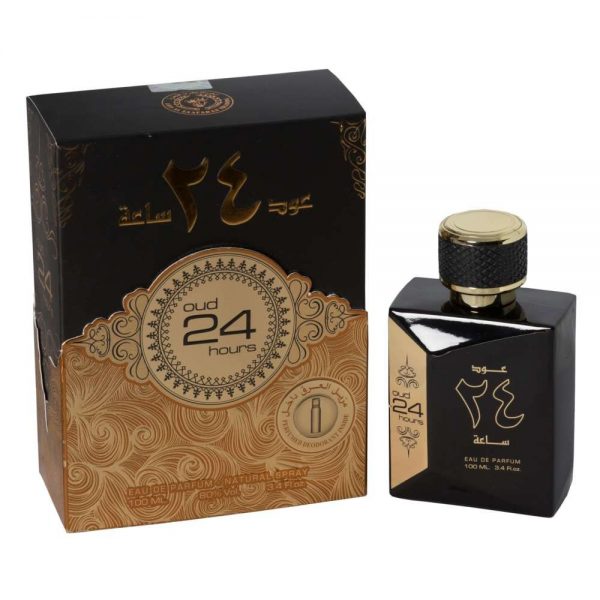 (PLU00028) Ard Al Zaafaran, Set Oud 24 Hours - Apă de Parfum 100ml + Deodorant Spray 50ml