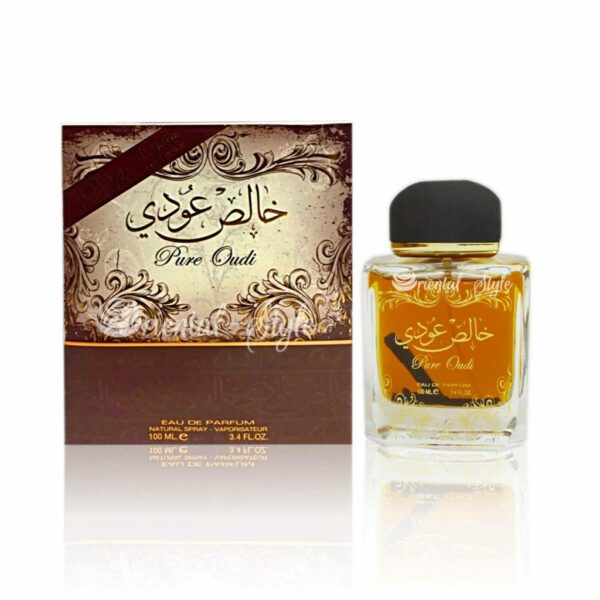 (PLU00633) Lattafa, Set Khalis Pure Oudi - Apă de Parfum 100ml + Deodorant Spray 50ml
