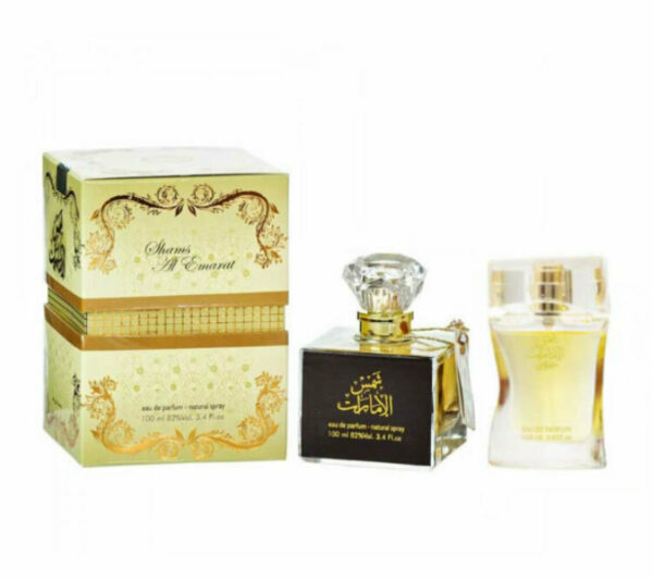 (PLU00167) Ard al Zaafaran, Set Shams al Emarat - Apă de Parfum 100ml + Apă de Parfum 25ml